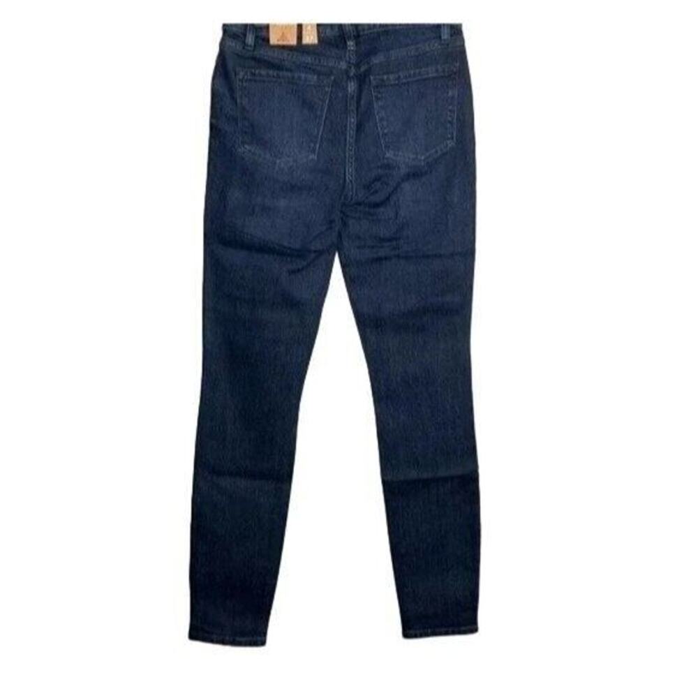 NWT prAna Sienna Mid Rise Flattering Fit Stretch Cotton Skinny Jean 10 / 30 Blue - Picture 5 of 15